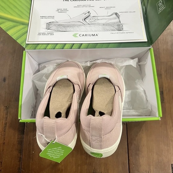 Cariuma Sneaker PRO Skate Rose Suede Canvas Preppy Brazil multiple sizes - Picture 4 of 7